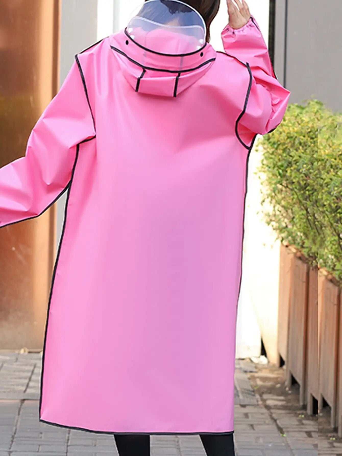 Long raincoat