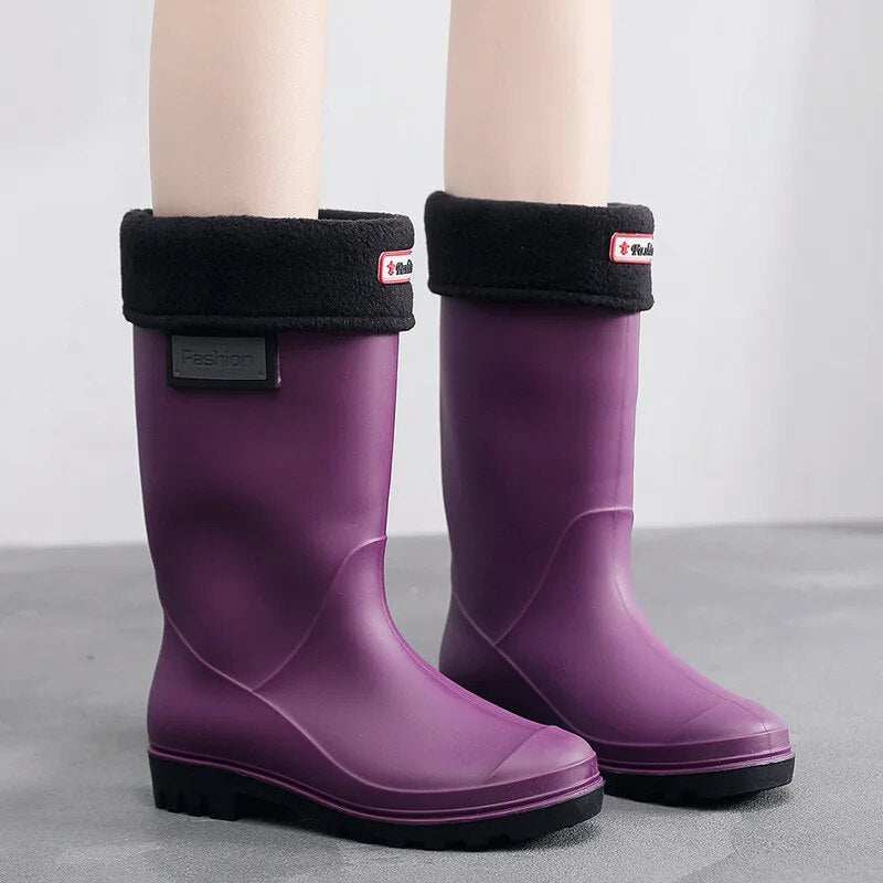 Women Platform Rubber boots