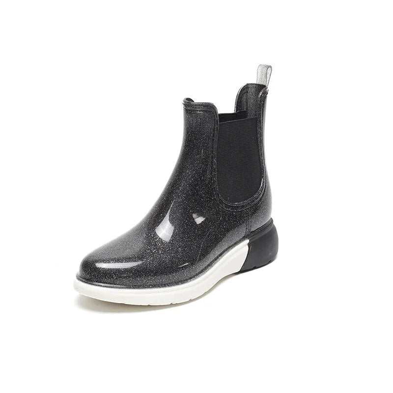 Heightened Shiny Rain Boots