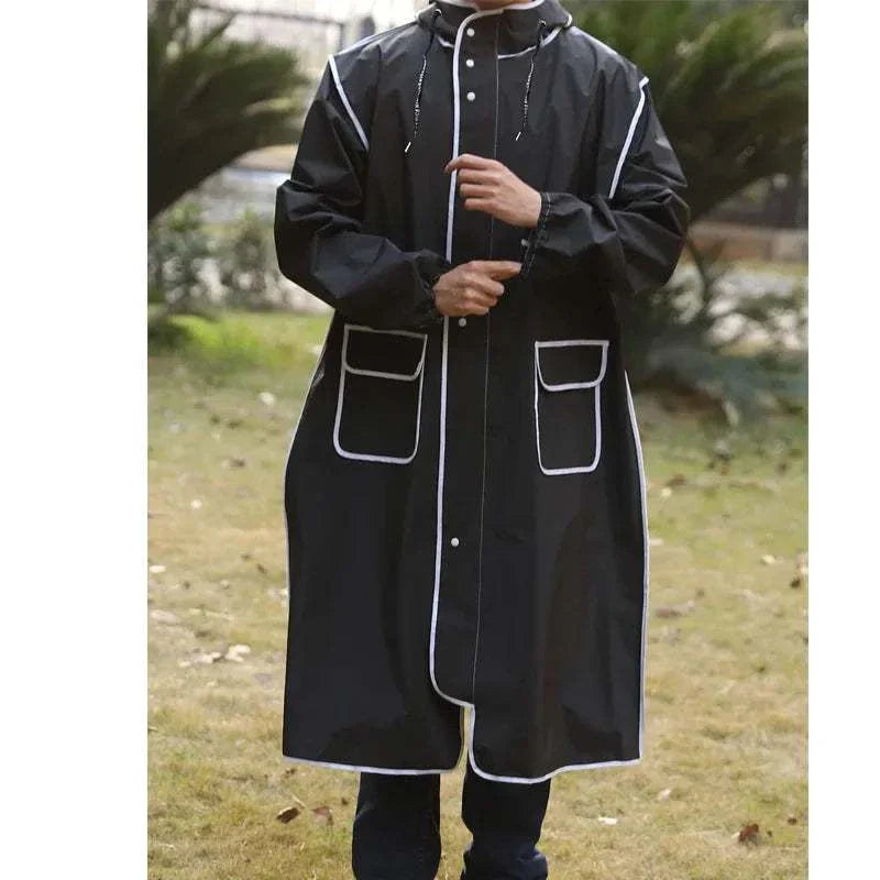 Long raincoat
